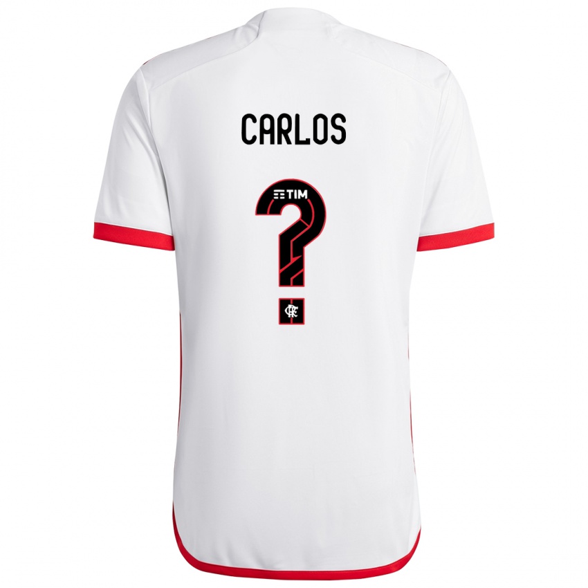 Kinder Jean Carlos #0 Weiß Rot Auswärtstrikot Trikot 2024/25 T-Shirt Schweiz