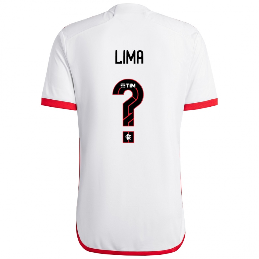 Kinder Felipe Lima #0 Weiß Rot Auswärtstrikot Trikot 2024/25 T-Shirt Schweiz