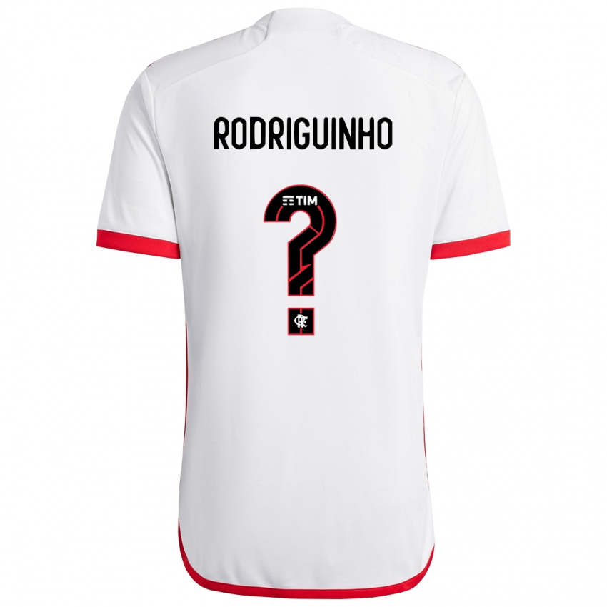 Kinder Rodriguinho #0 Weiß Rot Auswärtstrikot Trikot 2024/25 T-Shirt Schweiz