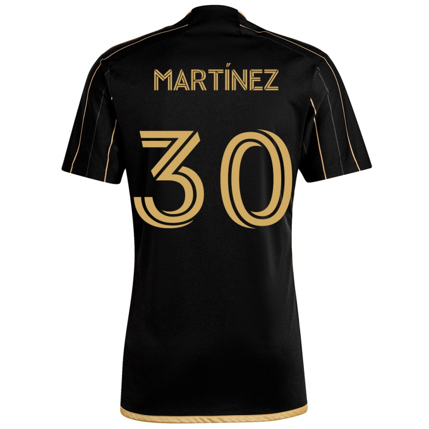 Herren David Martínez #30 Schwarzes Gold Heimtrikot Trikot 2024/25 T-Shirt Schweiz