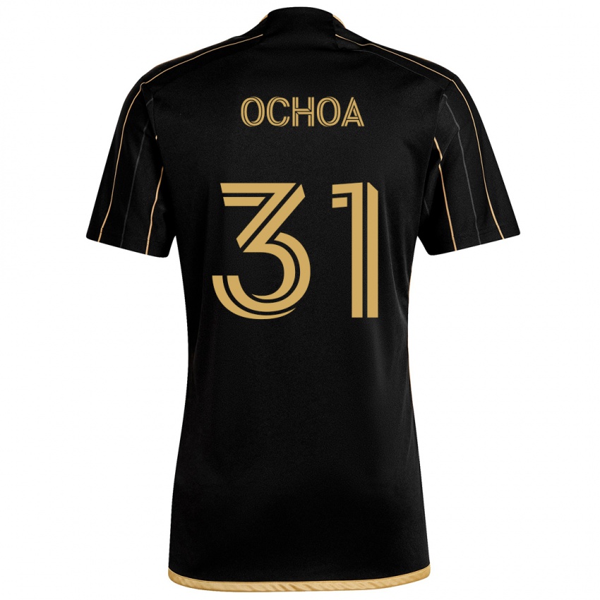 Herren David Ochoa #31 Schwarzes Gold Heimtrikot Trikot 2024/25 T-Shirt Schweiz