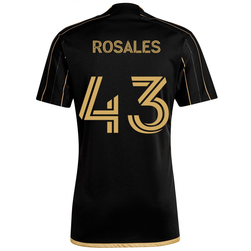 Herren Diego Rosales #43 Schwarzes Gold Heimtrikot Trikot 2024/25 T-Shirt Schweiz