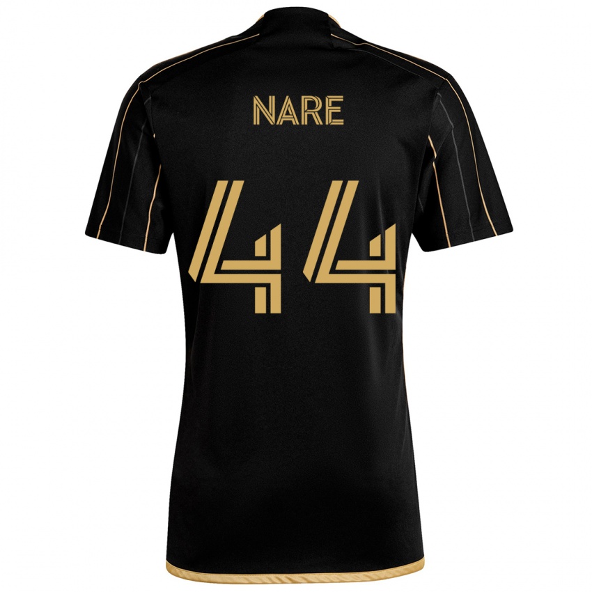 Herren Thabo Nare #44 Schwarzes Gold Heimtrikot Trikot 2024/25 T-Shirt Schweiz