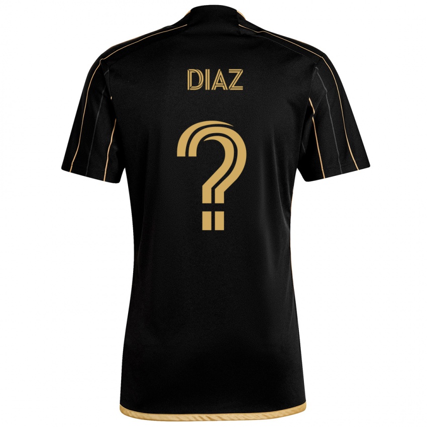 Herren Christian Díaz #0 Schwarzes Gold Heimtrikot Trikot 2024/25 T-Shirt Schweiz