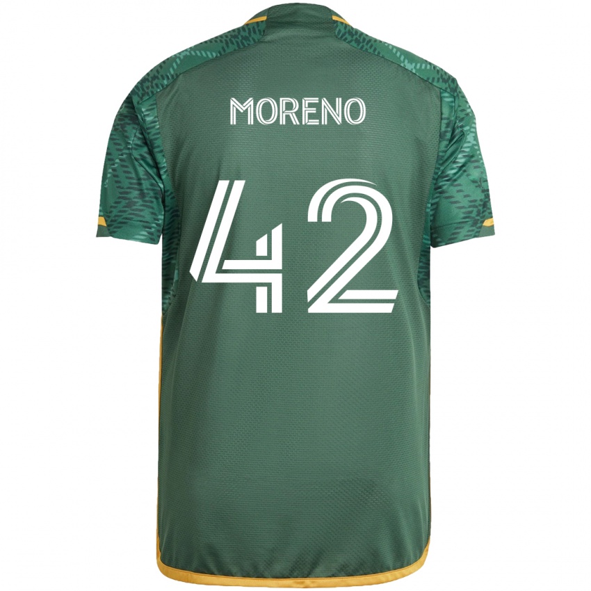 Herren Alexis Moreno #42 Grün Orange Heimtrikot Trikot 2024/25 T-Shirt Schweiz