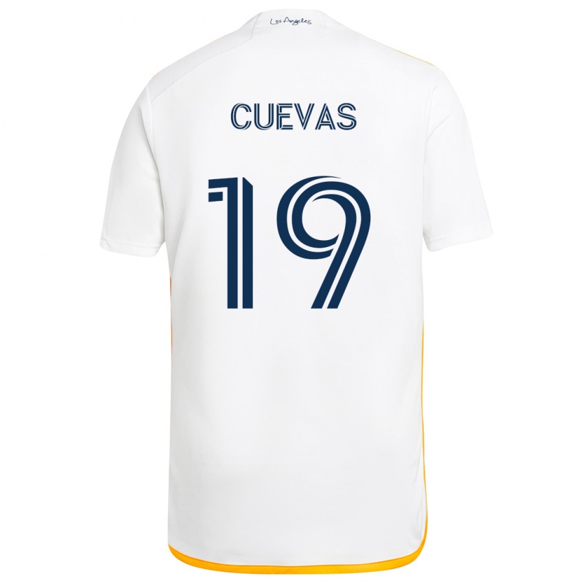 Herren Mauricio Cuevas #19 Weiß Gelb Heimtrikot Trikot 2024/25 T-Shirt Schweiz