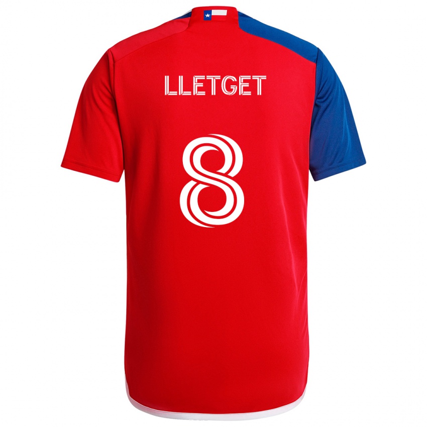 Herren Sebastian Lletget #8 Blau Rot Heimtrikot Trikot 2024/25 T-Shirt Schweiz