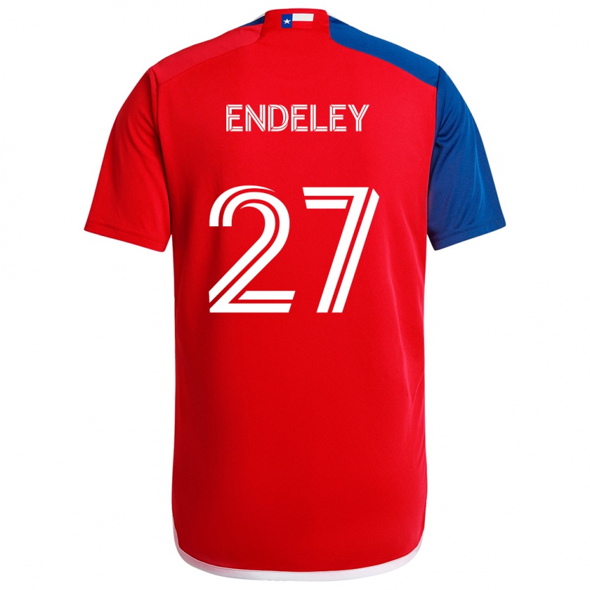 Herren Herbert Endeley #27 Blau Rot Heimtrikot Trikot 2024/25 T-Shirt Schweiz