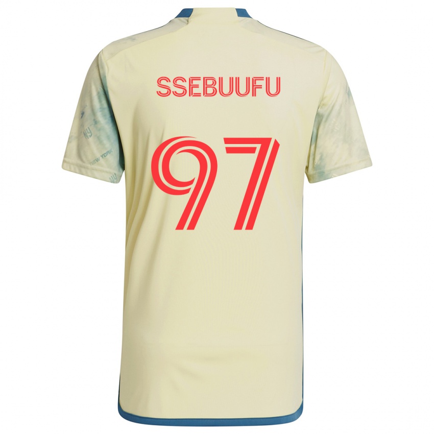 Herren Frank Ssebuufu #97 Gelb Rot Blau Heimtrikot Trikot 2024/25 T-Shirt Schweiz