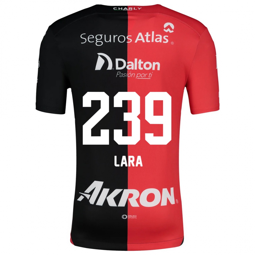 Herren Guadalupe Lara #239 Rot Schwarz Heimtrikot Trikot 2024/25 T-Shirt Schweiz