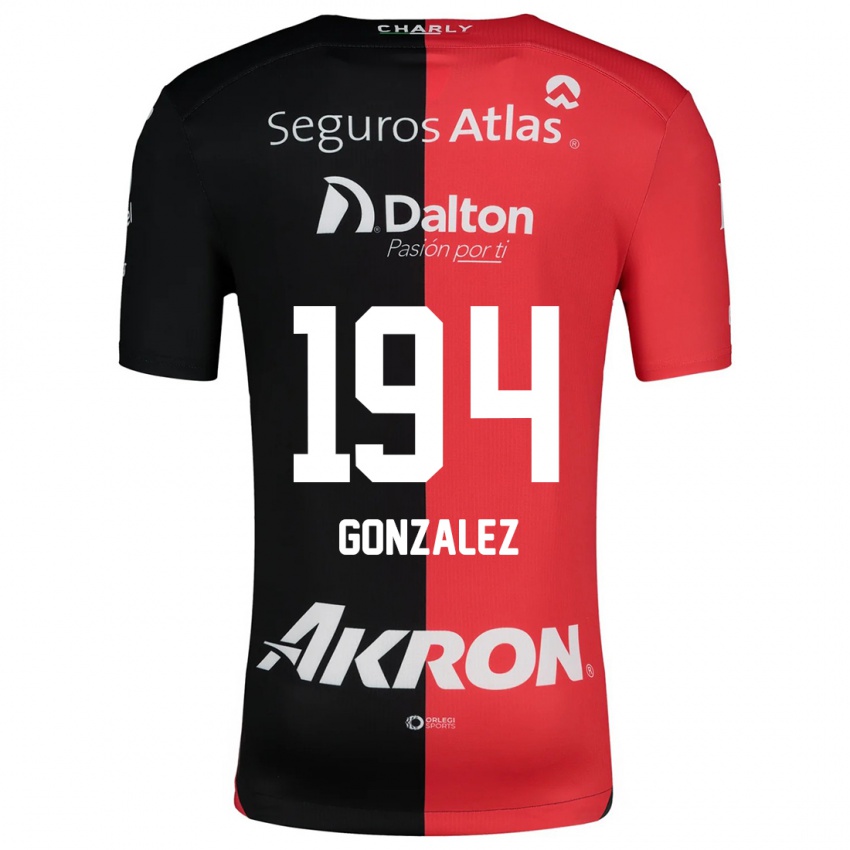 Herren Andrés González #194 Rot Schwarz Heimtrikot Trikot 2024/25 T-Shirt Schweiz