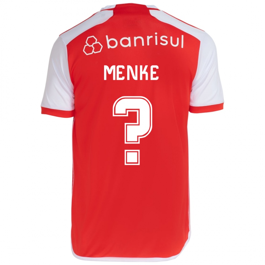 Homme Maillot Henrique Menke #0 Rouge Blanc Tenues Domicile 2024/25 T-Shirt Suisse