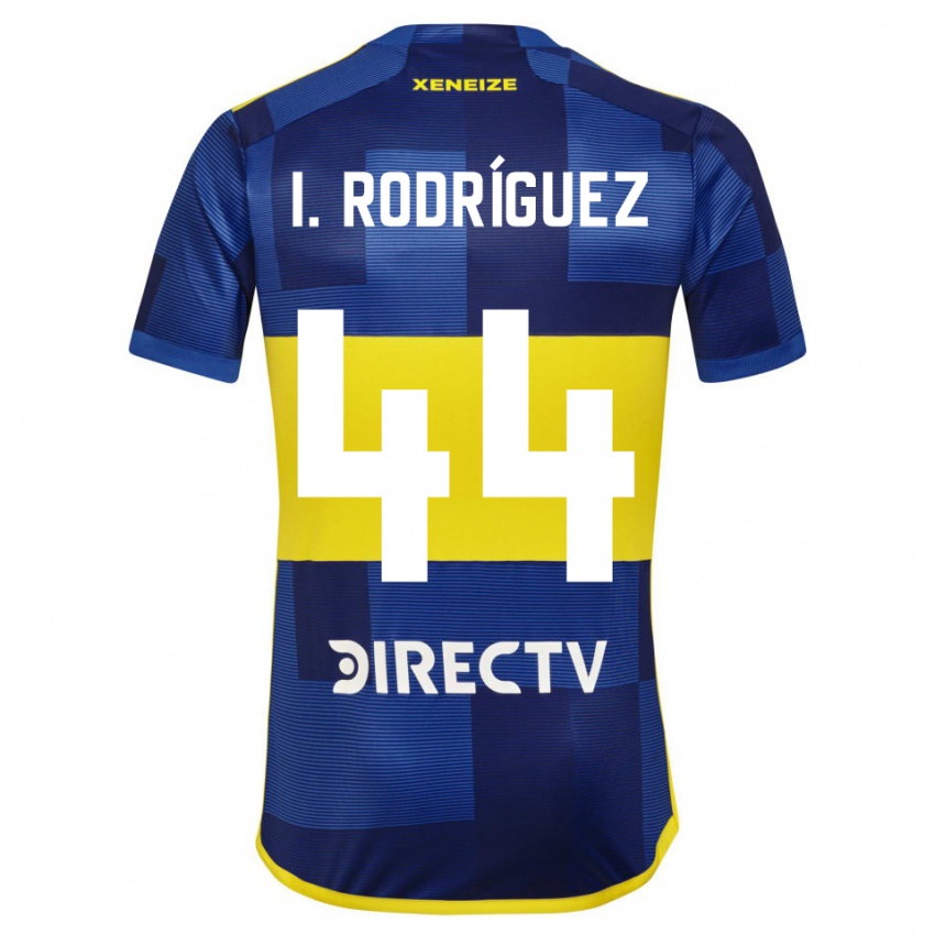 Homme Maillot Ignacio Rodríguez #44 Bleu Jaune Tenues Domicile 2024/25 T-Shirt Suisse