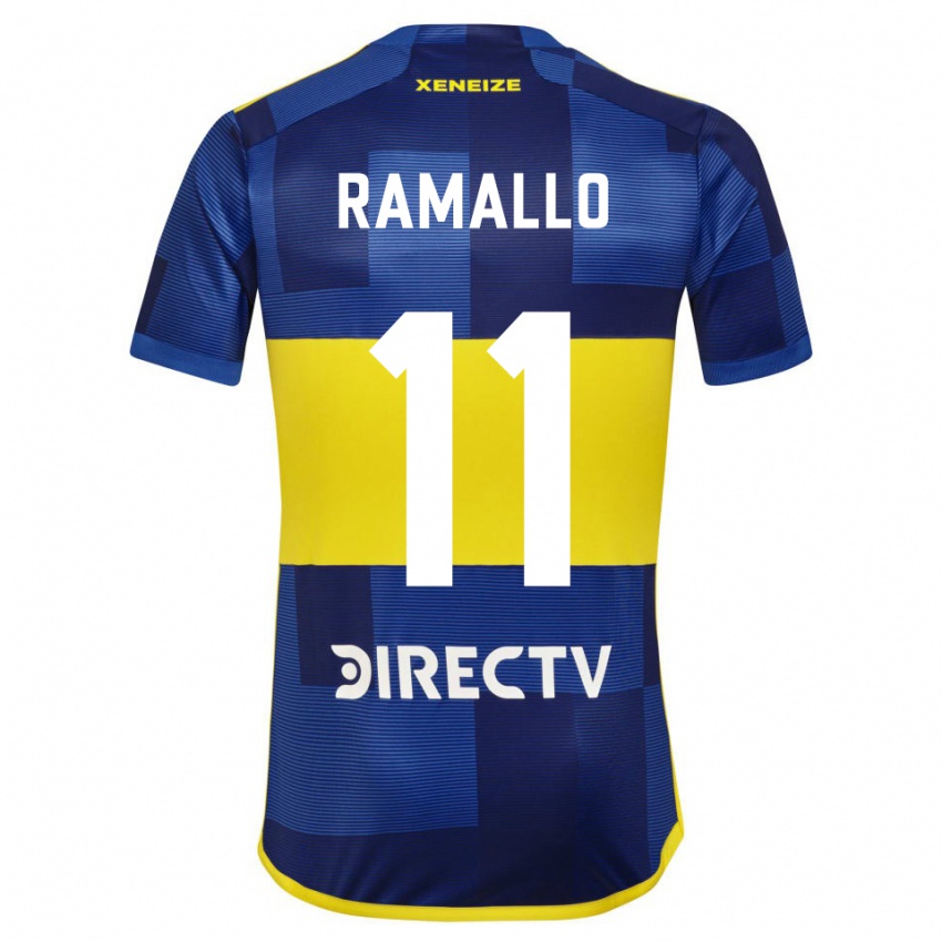 Homme Maillot Yael Ramallo #11 Bleu Jaune Tenues Domicile 2024/25 T-Shirt Suisse