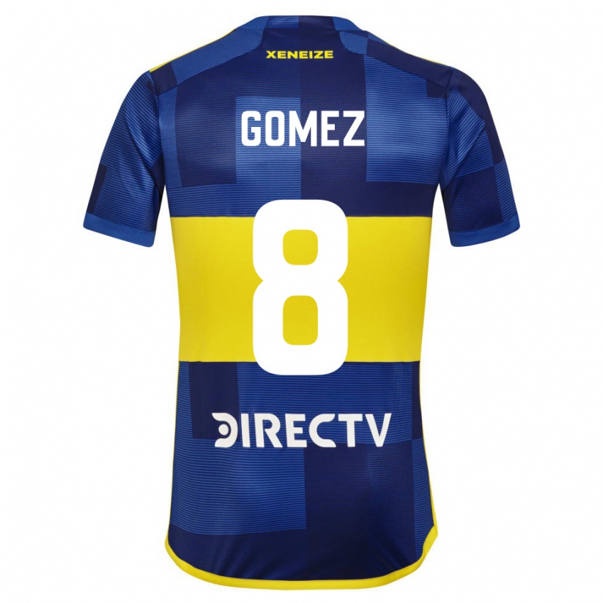 Homme Maillot Camila Gomez Ares #8 Bleu Jaune Tenues Domicile 2024/25 T-Shirt Suisse