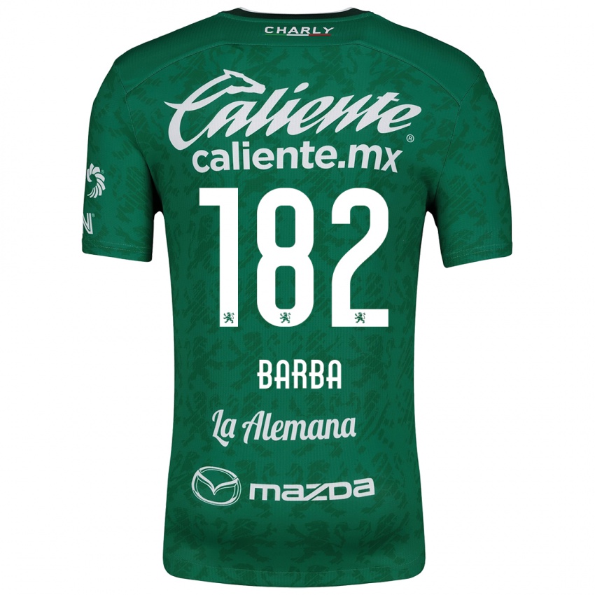 Herren Austin Barba #182 Grün Weiß Heimtrikot Trikot 2024/25 T-Shirt Schweiz