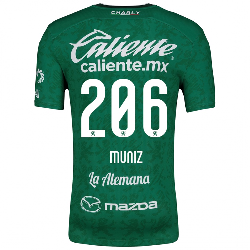 Herren Isaác Muñíz #206 Grün Weiß Heimtrikot Trikot 2024/25 T-Shirt Schweiz