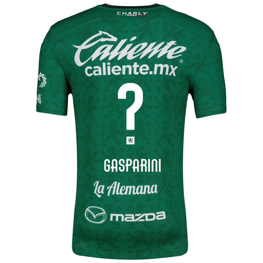 Herren Joaquín Gasparini #0 Grün Weiß Heimtrikot Trikot 2024/25 T-Shirt Schweiz