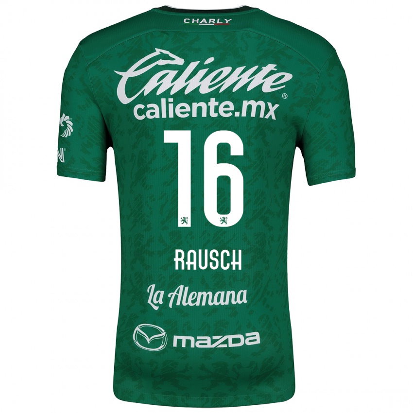 Herren Mayalu Rausch #16 Grün Weiß Heimtrikot Trikot 2024/25 T-Shirt Schweiz