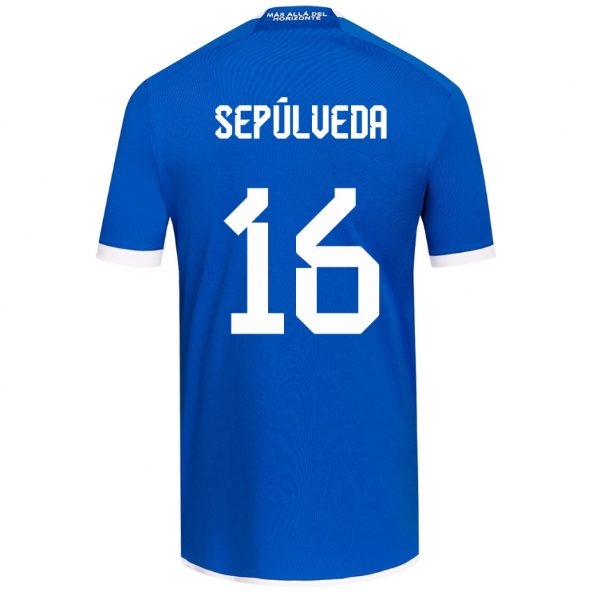 Herren Matías Sepúlveda #16 Blau Weiss Heimtrikot Trikot 2024/25 T-Shirt Schweiz