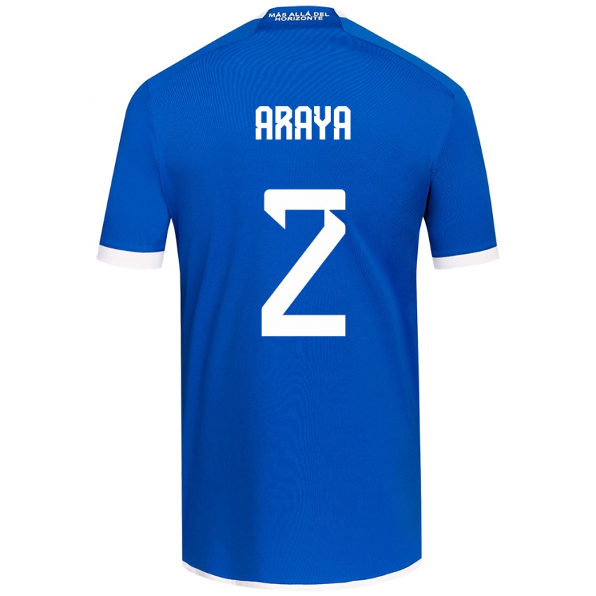 Herren Fernanda Araya #2 Blau Weiss Heimtrikot Trikot 2024/25 T-Shirt Schweiz