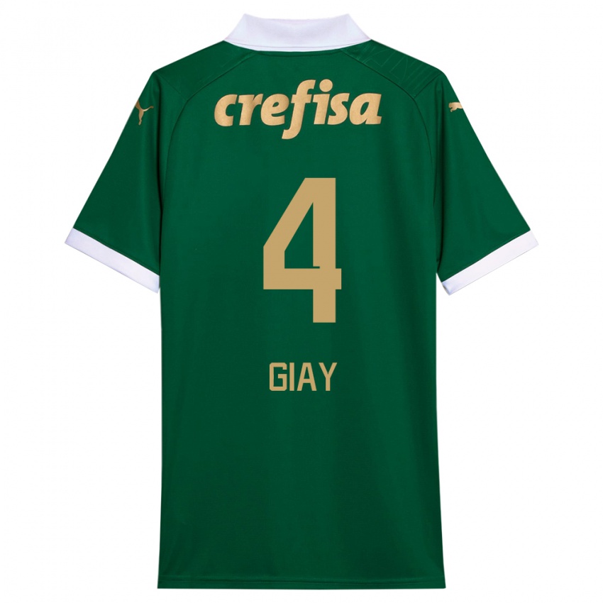 Herren Agustín Giay #4 Grün Weiß Heimtrikot Trikot 2024/25 T-Shirt Schweiz