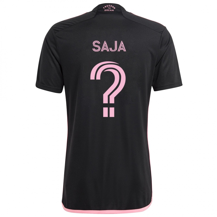 Herren Mateo Saja #0 Schwarz Auswärtstrikot Trikot 2024/25 T-Shirt Schweiz