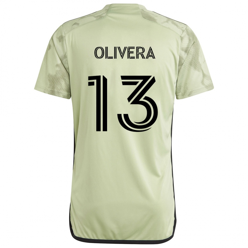 Herren Cristian Olivera #13 Hellgrün Auswärtstrikot Trikot 2024/25 T-Shirt Schweiz