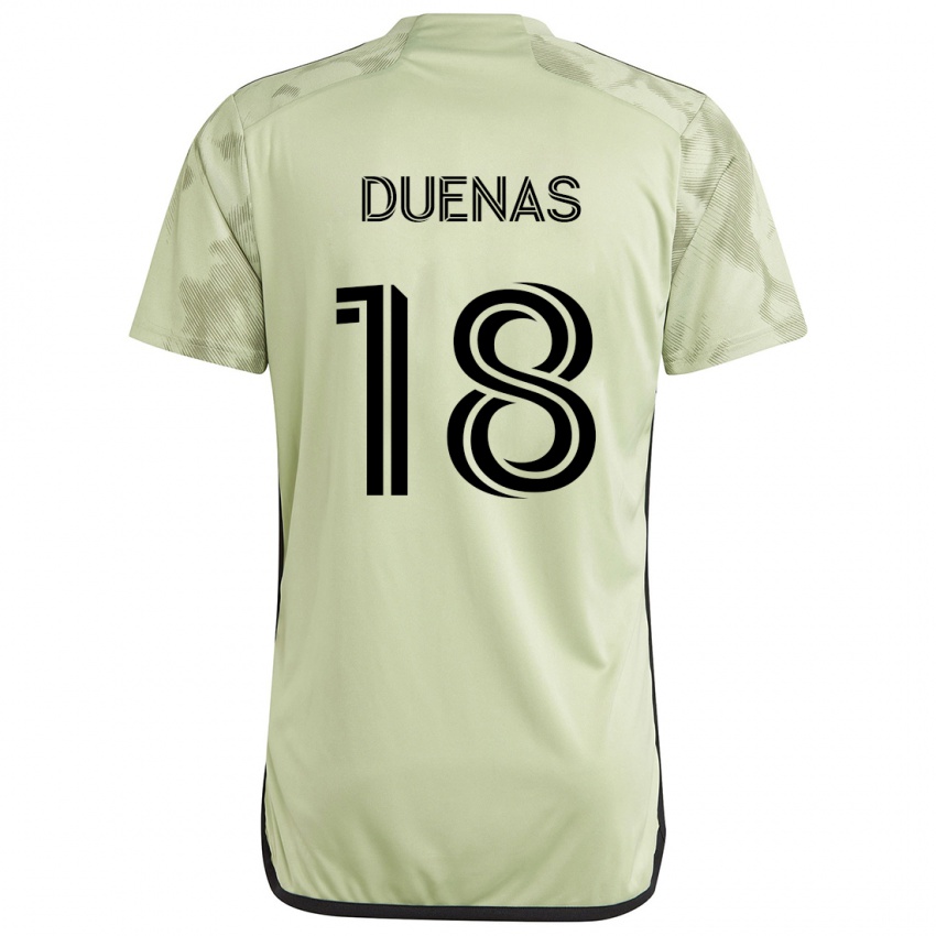 Herren Érik Dueñas #18 Hellgrün Auswärtstrikot Trikot 2024/25 T-Shirt Schweiz