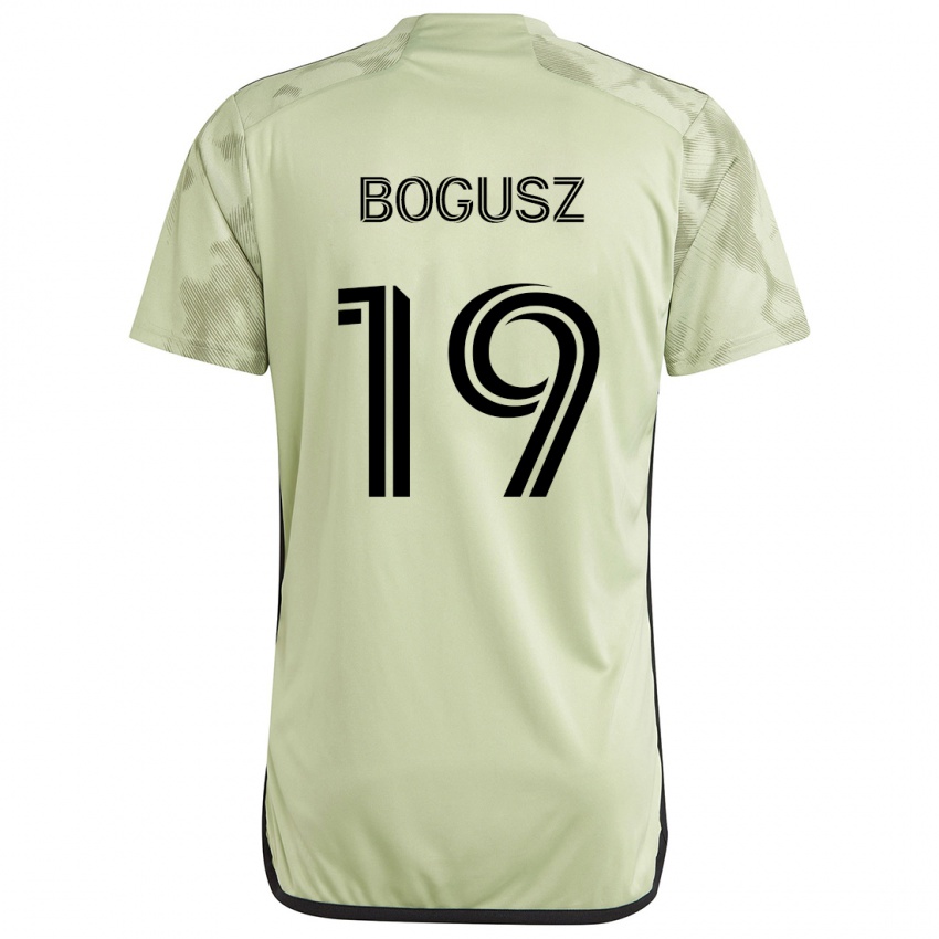 Herren Mateusz Bogusz #19 Hellgrün Auswärtstrikot Trikot 2024/25 T-Shirt Schweiz