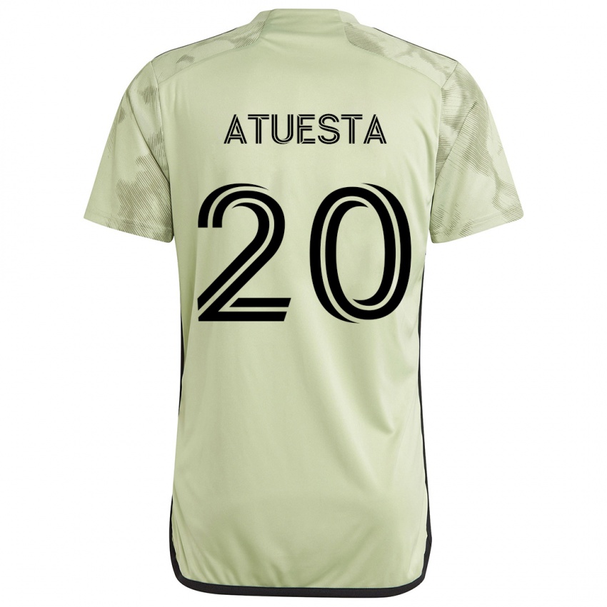 Herren Eduard Atuesta #20 Hellgrün Auswärtstrikot Trikot 2024/25 T-Shirt Schweiz