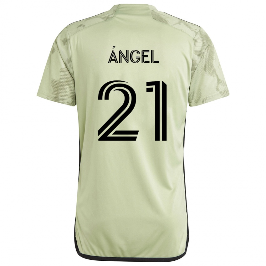 Herren Tomás Ángel #21 Hellgrün Auswärtstrikot Trikot 2024/25 T-Shirt Schweiz