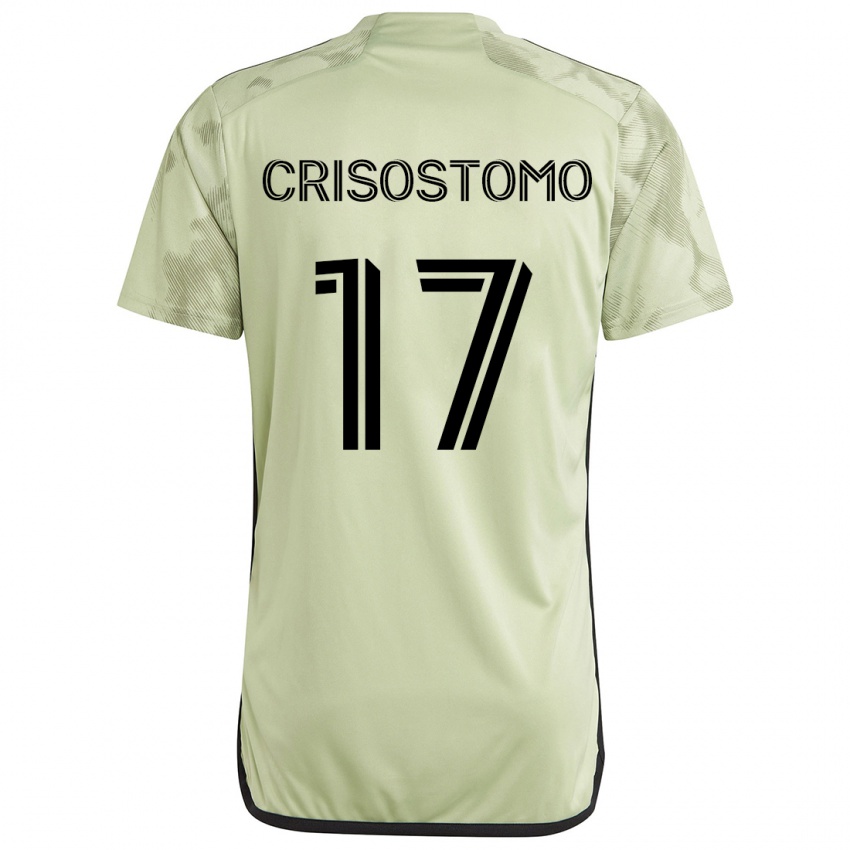 Herren Danny Crisostomo #17 Hellgrün Auswärtstrikot Trikot 2024/25 T-Shirt Schweiz