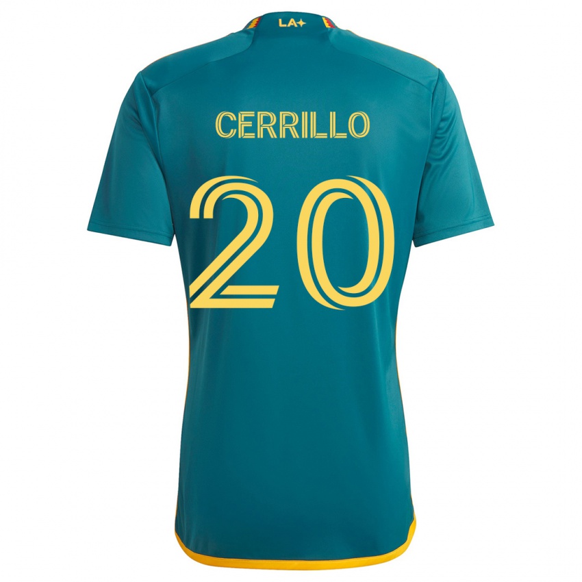 Herren Edwin Cerrillo #20 Grün Gelb Auswärtstrikot Trikot 2024/25 T-Shirt Schweiz