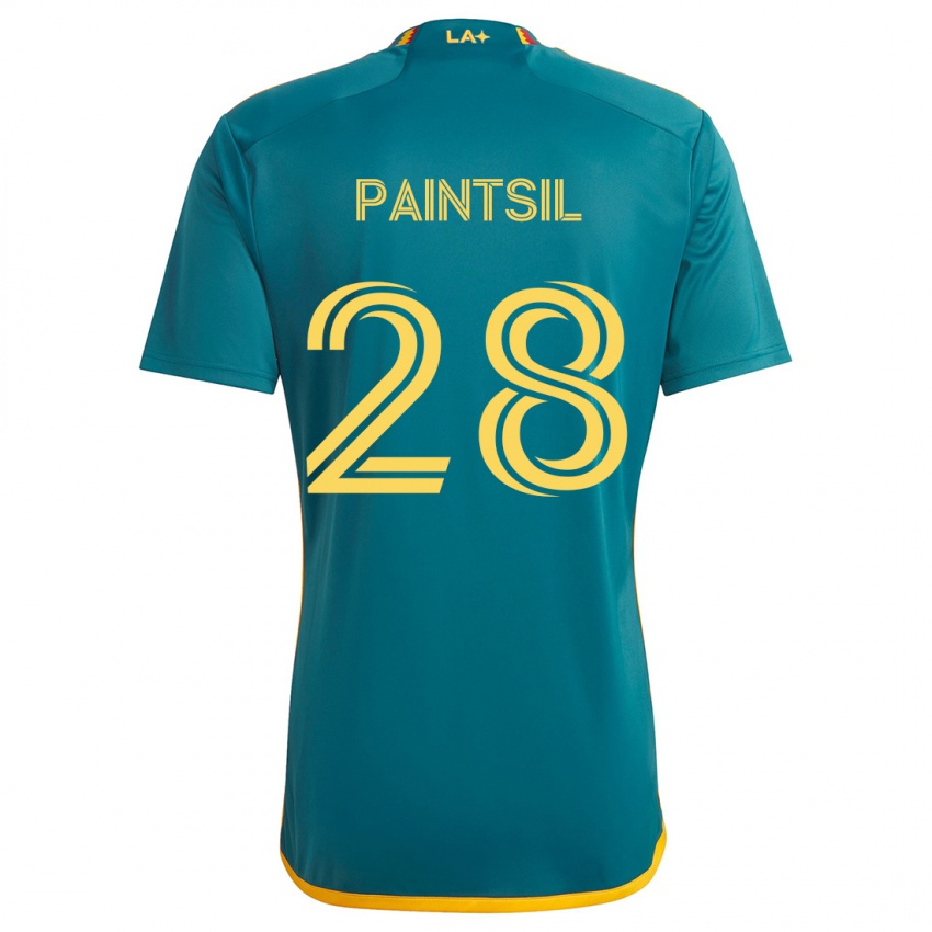 Herren Joseph Paintsil #28 Grün Gelb Auswärtstrikot Trikot 2024/25 T-Shirt Schweiz