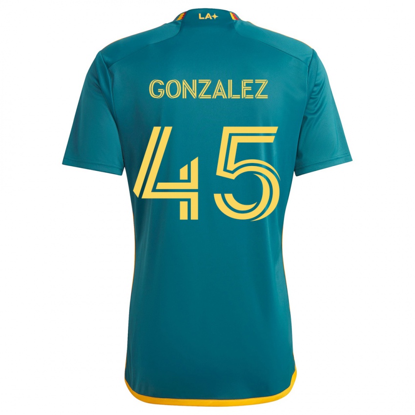 Herren Adrián González #45 Grün Gelb Auswärtstrikot Trikot 2024/25 T-Shirt Schweiz