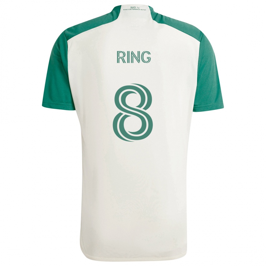 Herren Alexander Ring #8 Braune Farben Grün Auswärtstrikot Trikot 2024/25 T-Shirt Schweiz