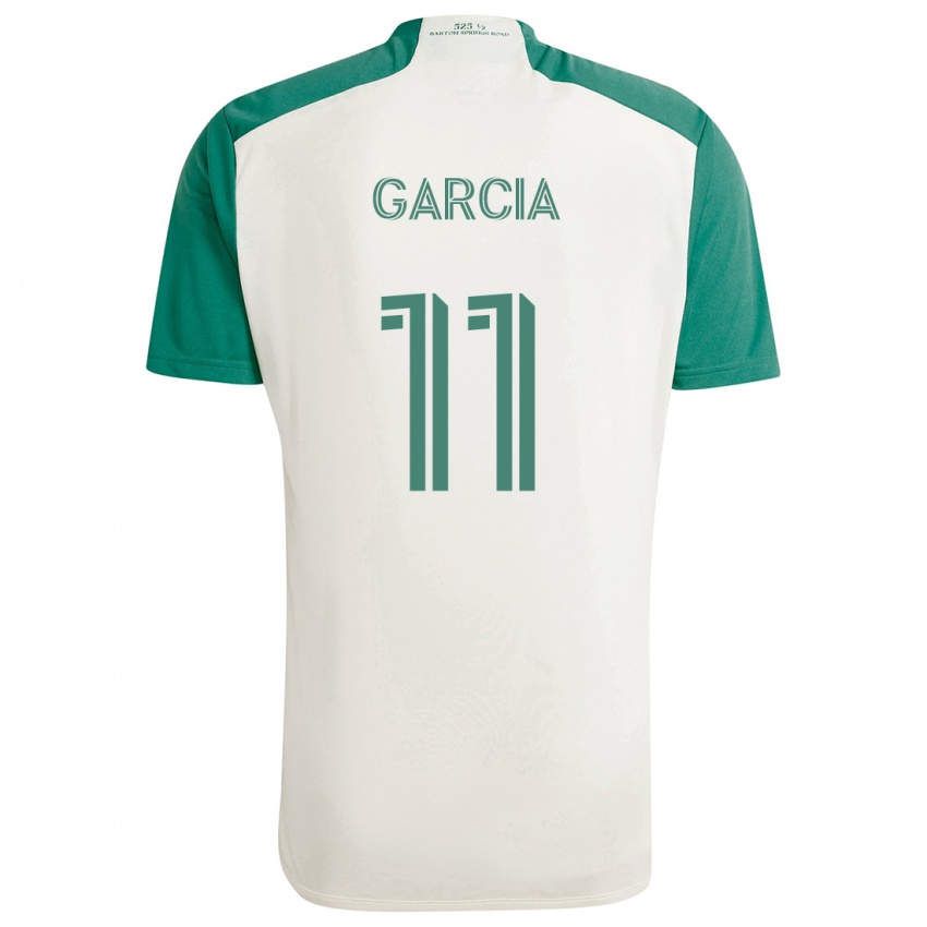 Herren Christopher Garcia #11 Braune Farben Grün Auswärtstrikot Trikot 2024/25 T-Shirt Schweiz