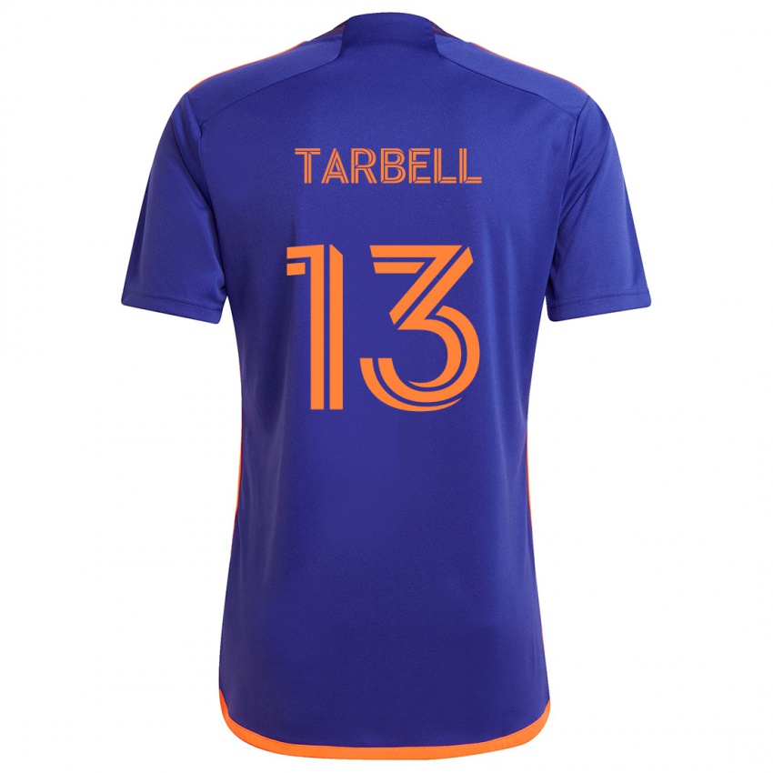 Herren Andrew Tarbell #13 Lila Orange Auswärtstrikot Trikot 2024/25 T-Shirt Schweiz