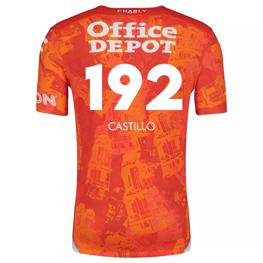 Homme Maillot José Castillo #192 Orange White Tenues Extérieur 2024/25 T-Shirt Suisse