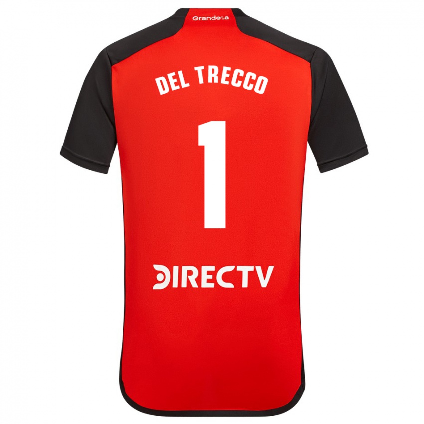 Herren Martina Del Trecco #1 Rot Schwarz Weiß Auswärtstrikot Trikot 2024/25 T-Shirt Schweiz