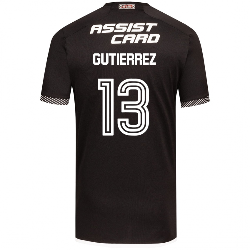 Herren Bruno Gutiérrez #13 Schwarz-Weiss Auswärtstrikot Trikot 2024/25 T-Shirt Schweiz