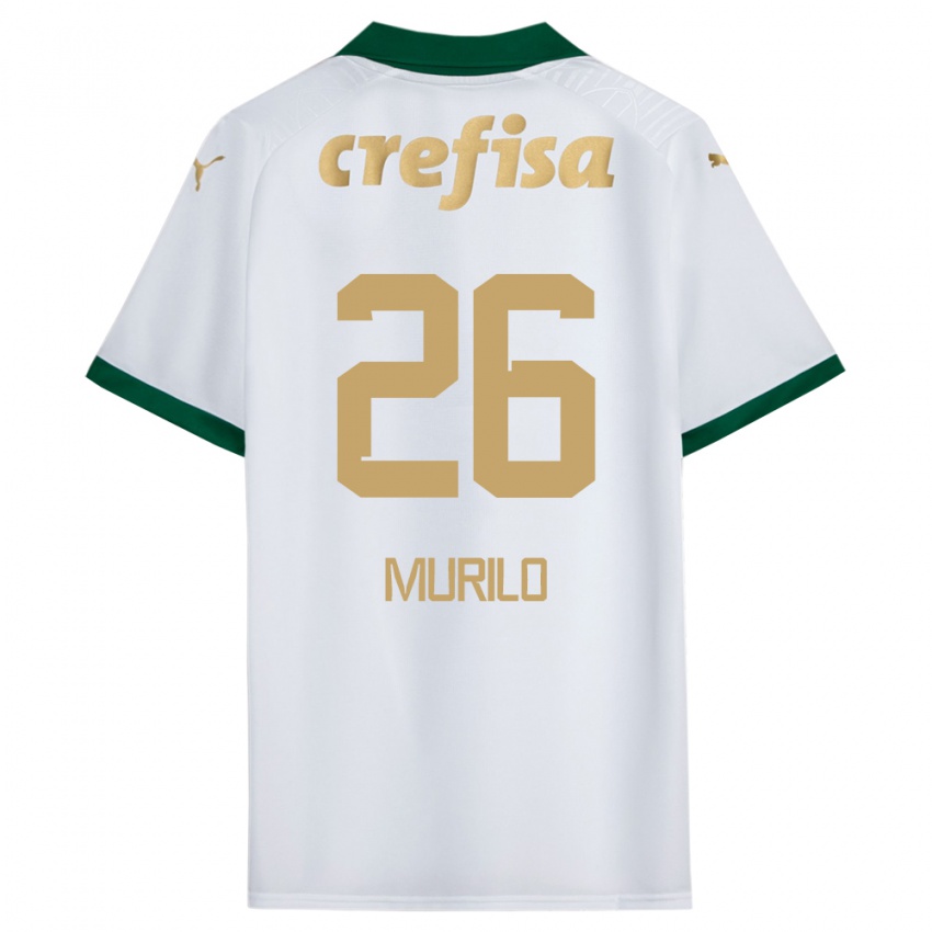 Herren Murilo #26 Weiß Grün Auswärtstrikot Trikot 2024/25 T-Shirt Schweiz