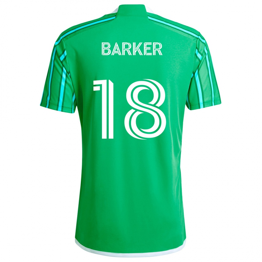 Damen Alicia Barker #18 Grün Weiß Heimtrikot Trikot 2024/25 T-Shirt Schweiz