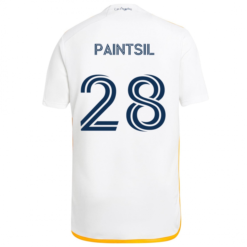 Damen Joseph Paintsil #28 Weiß Gelb Heimtrikot Trikot 2024/25 T-Shirt Schweiz