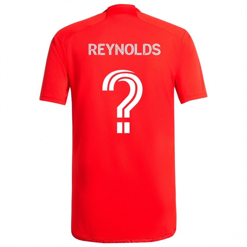 Femme Maillot Justin Reynolds #0 Rouge Blanc Tenues Domicile 2024/25 T-Shirt Suisse