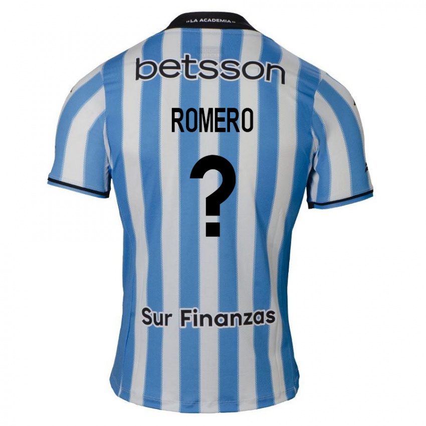 Damen Benicio Romero #0 Blau Weiß Schwarz Heimtrikot Trikot 2024/25 T-Shirt Schweiz