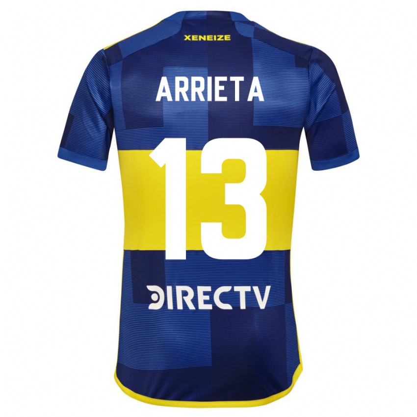 Damen Thomas Arrieta #13 Blau Gelb Heimtrikot Trikot 2024/25 T-Shirt Schweiz