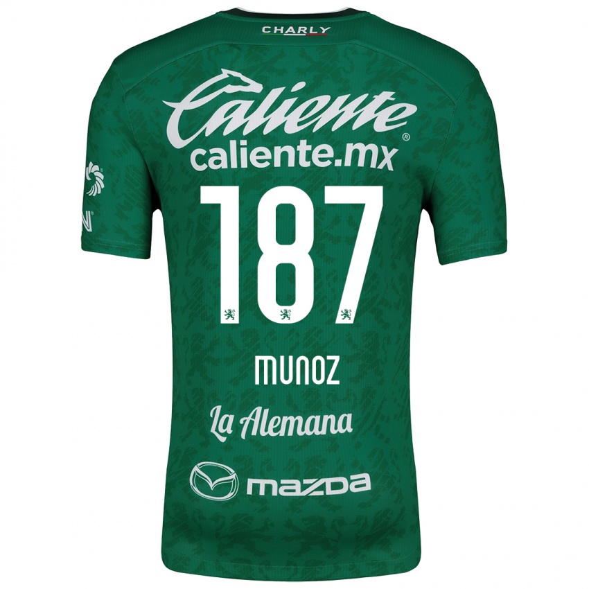 Damen Diego Muñoz #187 Grün Weiß Heimtrikot Trikot 2024/25 T-Shirt Schweiz