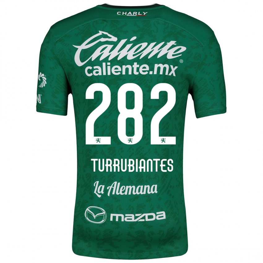 Femme Maillot Abdon Turrubiantes #282 Vert Blanc Tenues Domicile 2024/25 T-Shirt Suisse